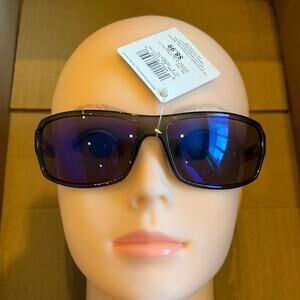 100% UVA UVB Protection Rectangular Sunglasses Black